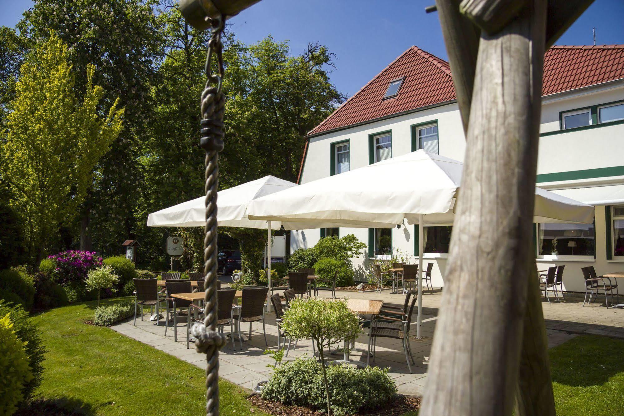 Landgasthof "Zum Gruenen Walde" Nordholz Esterno foto